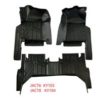 Tapis de sol de voiture 5D en TPE inodore, pour conduite à gauche, couverture complète, écologique, imperméable, compatible avec JAC T6 et T8 2022+