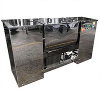 Mélangeur horizontal de type cuve pour poudres sèches et humides, capacité 100L, matériau SUS316L, mélangeur électrique pour l'industrie alimentaire (haute performance/commerciale)