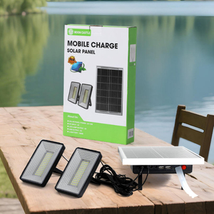 Lámpara Solar LED Portátil Recargable por USB de 2000 Lúmenes, 2 en 1, 20W 50W 100W, Suministro de Fábrica - Product Image 1