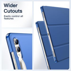 Funda para Samsung Galaxy Tab S11 S10 S9 Ultra 14,6 pulgadas 2025 2023 <span class=keywords><strong>Slim</strong></span> Stand Smart Tablet Cover con carcasa dura de <span class=keywords><strong>PC</strong></span> translúcida - Product Image 6