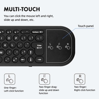 G60S Pro BT Voice Backlit Rechargeable Mini Keyboard 2.4G BT5.0 Dual Mode Touchable Remote Control TV Box Universal Air Mouse