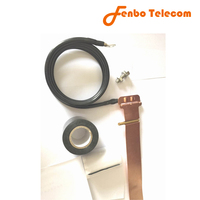 Kit de mise à terre pour mangeoires 1/4 ", Type U, pince de câble en cuivre