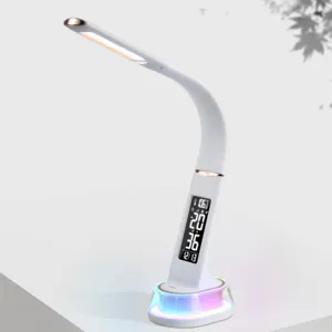 Lampada Home Decor lampade da tavolo flessibili con lampada da tavolo a luce RGB a 3 modalità lampada da tavolo con Display LCD