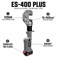 Pince à sertir avancée sans fil 16-400 mm² pour cosses en cuivre et aluminium pour projets de câbles souterrains