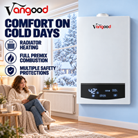 Chaudière murale à gaz à condensation à haute efficacité pour le chauffage des appartements et des villas et l'eau chaude sanitaire