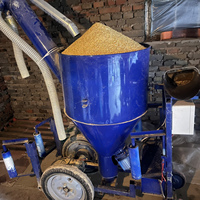 Chariot d'alimentation pour élevage de volailles, cage à poulets, chariot d'alimentation pour animaux, machine d'alimentation pour poulets, chariot d'alimentation pour veaux