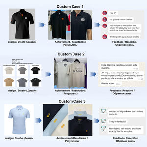 Camiseta <span class=keywords><strong>de</strong></span> Cuello Alto para Hombre, con Logotipo Bordado, Estilo Casual, Manga Larga, Antiarrugas, Lisa, para Primavera y Otoño - Product Image 5