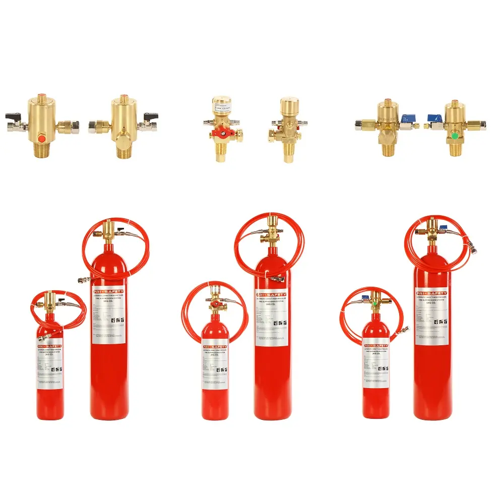 Automatische Messing Co2 Klep Fire Trace Buis Systeem Dhp Co2 Klep