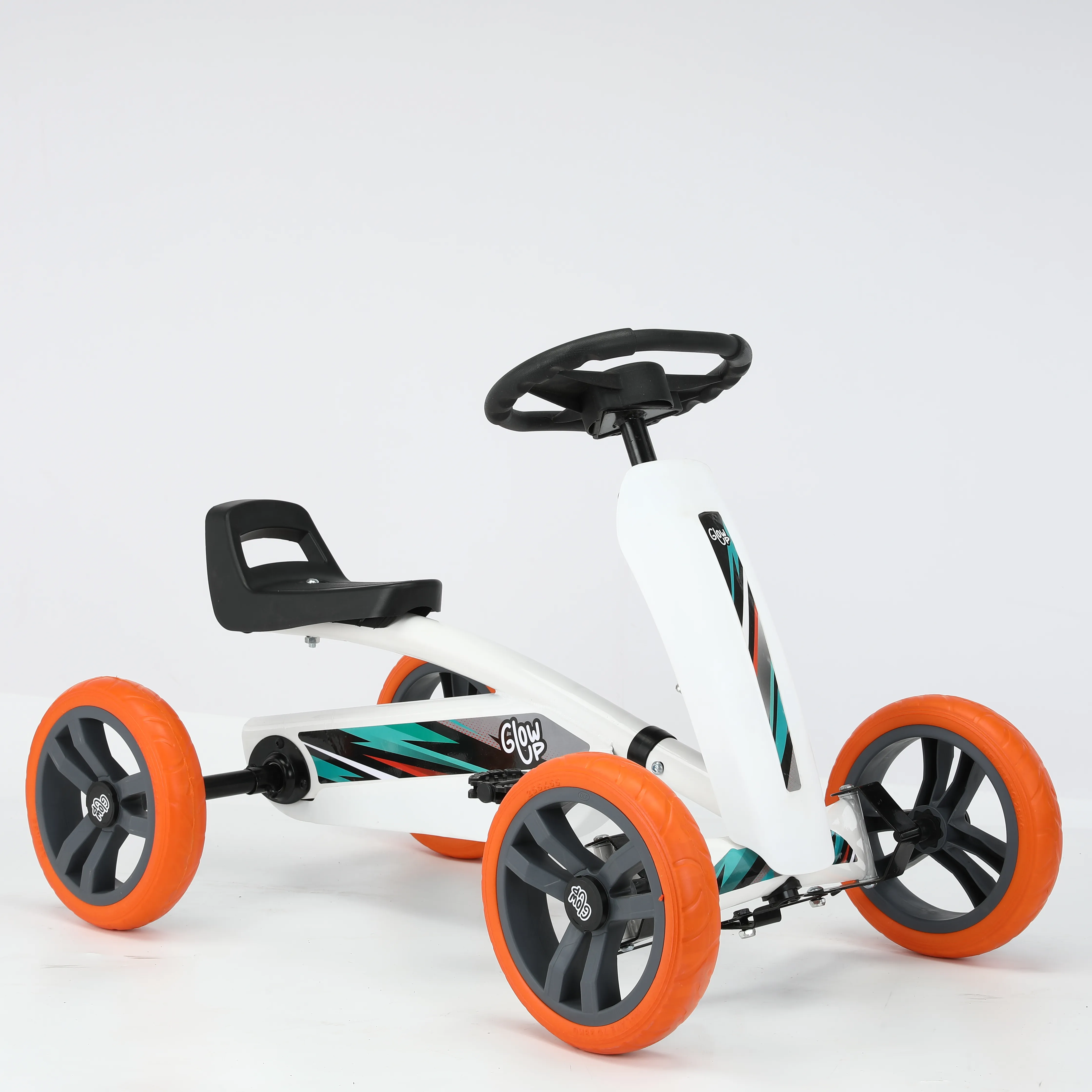 Pedal go kart de diseño Popular para niños, coche de carreras de alta velocidad