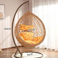 Balançoire suspendu panier siège meubles de jardin balançoire canapé en osier blanc noir meubles en osier extérieur balançoire canapé