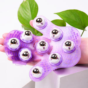 9 sfera in acciaio massaggiatore personale guanto rotante palla massaggio per l'applicazione del corpo - Product Image 2