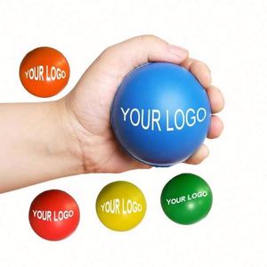 Lc617 Customizable Logo Anti Printed Brand Funny Hand Toy Promotion <b>Gift</b> Custom Foam Pu Soft Stress Ball - Product Image 1