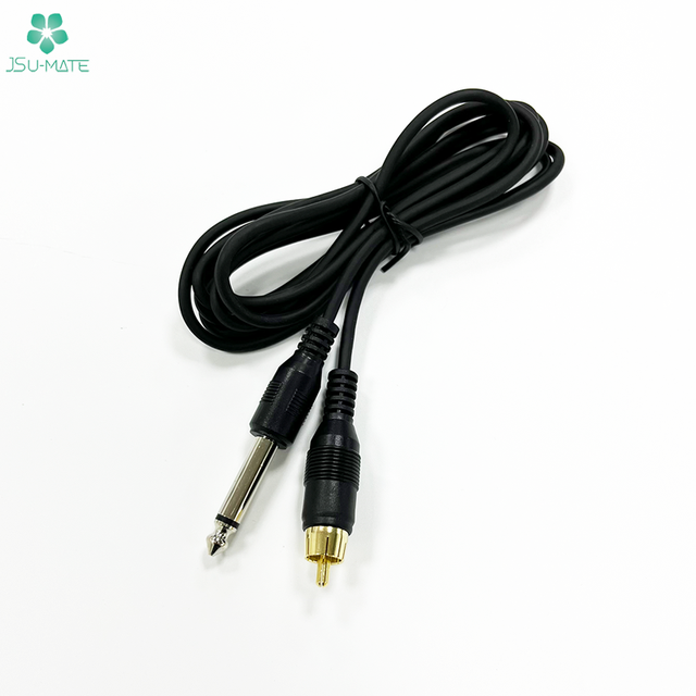 Custom 6.35MM Mono 1/4" TS Male Plug to RCA Male Stereo Audio Jack TS Cable 6.35MM Mono Jack to RCA Cable