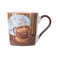 Tasses en céramique de luxe avec anneau en céramique et réservoir d'encre intégré, personnalisées par l'usine Rslee