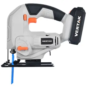 Vertak 20V Charged Battery Plastic Metal Wood Cutter Adjustable Cordless Electric Jigsaw Machine