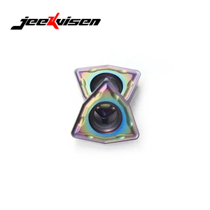 JEEKVISEN WCMT050308-SF JS115P เม็ดมีดซีเอ็นซีความแข็งสูงพิเศษ สำหรับงานเจาะเร็ว ตัดความเร็วสูง เครื่องกลึงยู รับผลิตแบบ OEM/ODM - Product Image 1