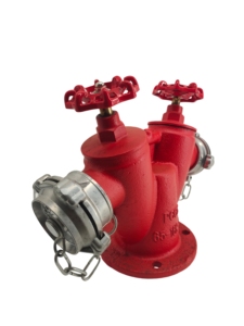 Vanne de bouche d'<span class=keywords><strong>incendie</strong></span> à double sortie de type Y conforme à la norme GOST 65-16K-65, DN100, avec raccord d'alimentation KY65 - Product Image 2