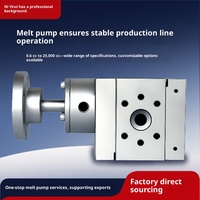 Pompe de dosage pour machine de moulage de polyuréthane, pompe à mélange bi-composant pour adhésif AB, ensemble de pompes à engrenages de précision à trois étages Ruizheng