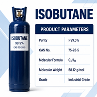 Isobutane de qualité industrielle directement de l'usine, gaz CAS 75-28-5 99,5% pour le traitement chimique et l'exportation en vrac