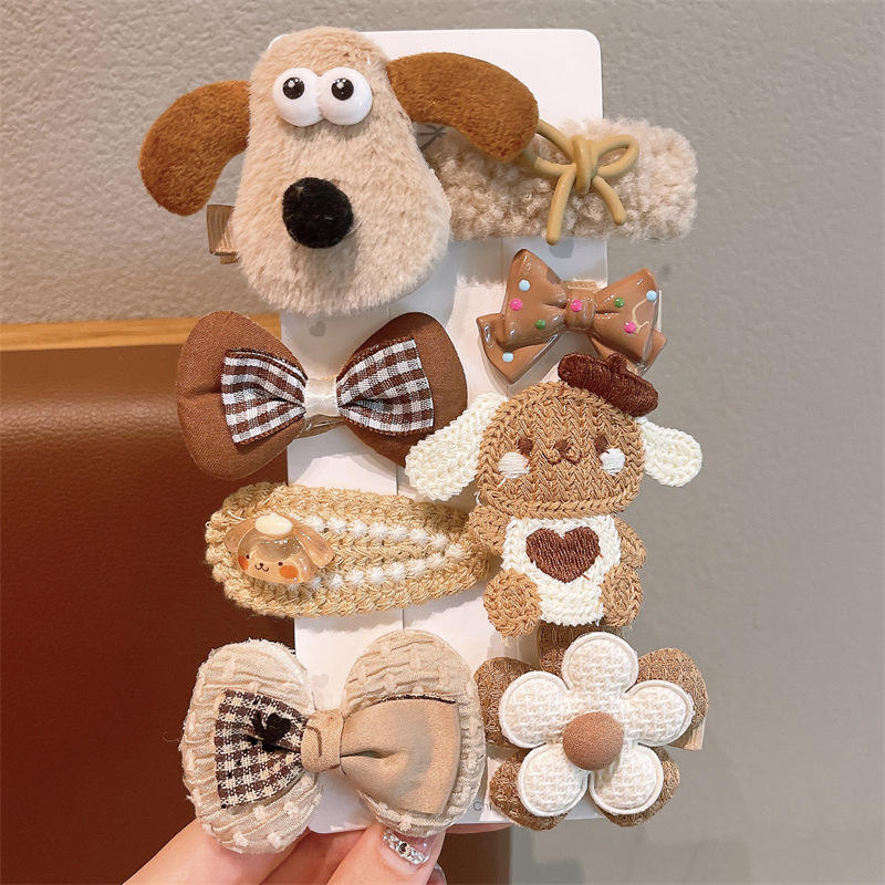 1 coffee - colored puppy card set