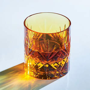 Vaso de Whisky de Cristal Cilíndrico Elegante y Lujoso ZiYi, Hecho a Mano con Grabado Láser de Patrón Cursivo, Duradero, con Logotipo Personalizado para Empresas - Product Image 5