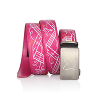 Ceinture en PU imprimée par le fabricant, ceinture graphique élégante, accessoires de mode pour femmes, résistante à la décoloration, fournisseur