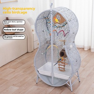 Jaula para Pájaros Extra Grande de Hierro Forjado Resistente, Jaula Abierta para Loros, Proveedor Mayorista para Tiendas de Mascotas - Product Image 5