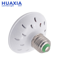 Ampoule LED pour piscine AC12V AC110V AC220V E27 6W, base à vis, changement de couleur, lumière submersible pour piscine, ampoule PAR25