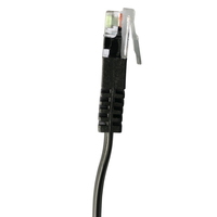 4P2C cobre trenzado 26AWG Cables teléfono enchufe Modular RJ9/RJ11 4P4C conector teléfono auricular cable