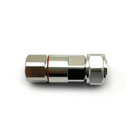 4,3/10 MINI DIN Koaxialstecker Männlich Gerade Rechtwinklig Klemmstecker für 1/2 Zoll Kabel