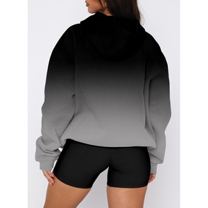 Custom size winter <b>running</b> casual women's <b>hoodies</b> solid color lightweight pullover top anti-pilling hoodie - Product Image 6