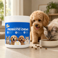 VitaFit Probiotique Soft Chew pour chiens et chats, absorption rapide, soutien immunitaire, santé intestinale, absorption des nutriments, huile de poisson, calcium, toutes races