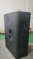 Haut-parleur professionnel haut de gamme Veeter T-24 2400W, en alliage de titane, avec coque en contreplaqué de bouleau, durable et portable pour églises, salles et mariages