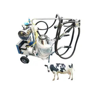Bewegliche Ziegenmelker-Rinder maschine zur Kuh gewinnung Kühler Milch lagerung/Vakuumpumpe-typisierter automatischer Kuh melker