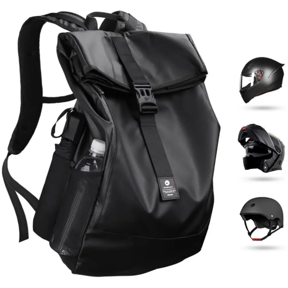 UPANBIKE Motorcycle Helmet Backpack 45L Large Capacity Storage Motorcycle Helmet Riding Backpack