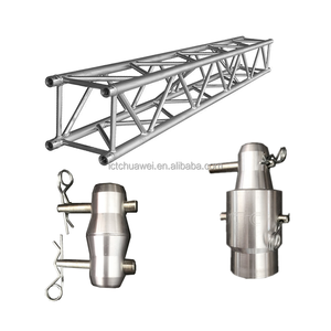 Poteau de <span class=keywords><strong>but</strong></span> en aluminium Stand TV Spigot personnalisé Affichage de treillis carré pour écran LED événement extérieur - Product Image 3