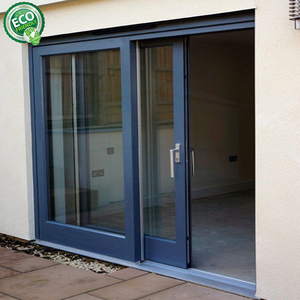 Puerta Corredera Panorámica de Aluminio para Exteriores, de Alta Resistencia y Diseño Delgado, con Doble Acristalamiento, para Patio de Villa - Product Image 5