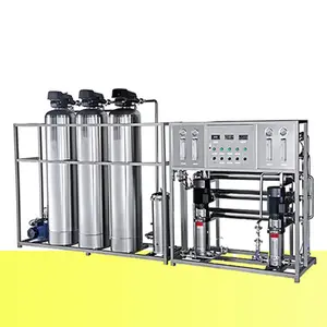 1000 LPH الصناعية معالجة المياه ro نظام الترشيح التناضح العكسي جهاز تنقية المياه