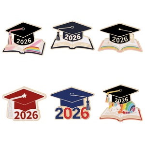 Broche de gorro de doctor para la temporada de graduación 2026, insignia conmemorativa para examen de secundaria, regalo decorativo para estudiantes de primer año, venta al por mayor personalizada - Product Image 2