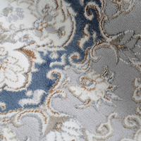 Premium Glänzender Kristallvelours-Polyester-Teppich Komfortabler Weicher Antirutsch-Bodenbelag für Wohnzimmer Schlafzimmer Teppich