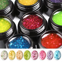 Gel uv épais sans hautes remodelage d'extensions d'ongles, 100 pièces, à motifs floraux, pour femmes