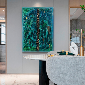 Struttura in resina spessa senza cornice accessori per la decorazione della casa di lusso astratti modern interior wall <span class=keywords><strong>art</strong></span> - Product Image 2