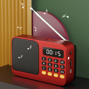 Portable <b>Speaker</b> With Rechargeable Battery Wireless Full-Range Audio Plastic Cabinet Indoor Use - Product Image 6