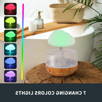 Diffuseur d'huiles essentielles à LED coloré en forme de nuage, humidificateur, vente chaude d'usine, nouveau produit 2023