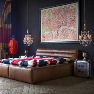 עיצוב nordic מודרני עיצוב חדר שינה שינה יוקרתי מיטה זוגית מיטה זוגית - Product Image 6