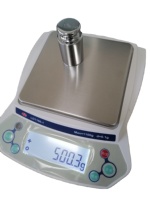 Balance industrielle de laboratoire de précision à cellule de pesée, affichage LCD rétroéclairé, capacité élevée 6100g-0.1g, acier inoxydable SS304