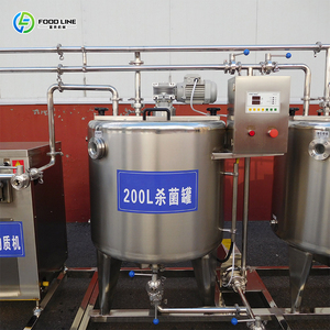 Linea di Produzione Yogurt in Acciaio Inossidabile per Alimenti con Design Igienico per Piccole Latterie e Nuove Marche di Bevande - Product Image 5