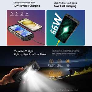 <span class=keywords><strong>Ulefone</strong></span> <span class=keywords><strong>Armor</strong></span> 34 Pro+ รุ่นใหม่ล่าสุด พร้อมโปรเจคเตอร์, 16GB+512GB, มองเห็นในที่มืด, โทรศัพท์มือถือ 5G ทนทานมาตรฐาน IP68/IP69K - Product Image 4