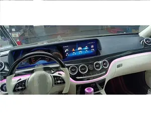 12.3" Android 12 system Car GPS Navi Radio For Mercedes BENZ S W221 W216 Upgrade for Maybach W222 Car radio multimedia Player