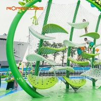 Ropecube Skulpturale Kletterstruktur Kunstinstallation Einkaufszentrum-Wahrzeichen Indoor-Outdoor Ästhetischer Spielturm